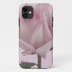 Soft Pink Rose Flower iPhone 11 Case