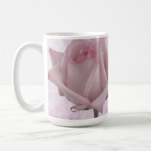 Soft Pink Rose Flower Coffee Mug