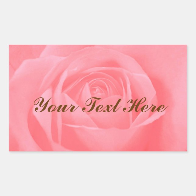 Soft Pink Rose Sticker (Front)