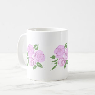 Soft Pink Roses Mug