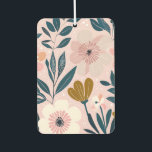 Soft Pink & Teal Feminine Floral Air Fresh Air Freshener<br><div class="desc">Add a pop of pretty to your car vwith this Soft Pink & Teal Floral Air Freshener! Designed for lovers of gentle pastels,  garden-inspired patterns,  and feminine flair,  this case features delicate floral artwork in a soothing palette of pink and teal. Every soft girl,  coquette,  or floral-core aesthetic.</div>