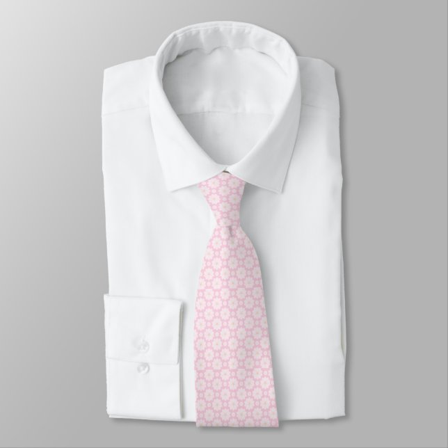 Soft Pink Tie for Prom, Office, and Special Occasi (Tied)