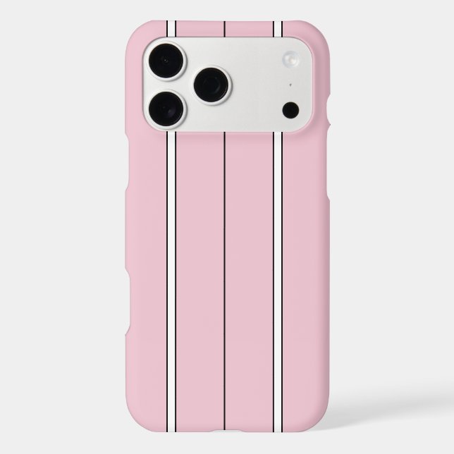 Soft Pink Vertical Stripe Pattern Minimal (Verso)