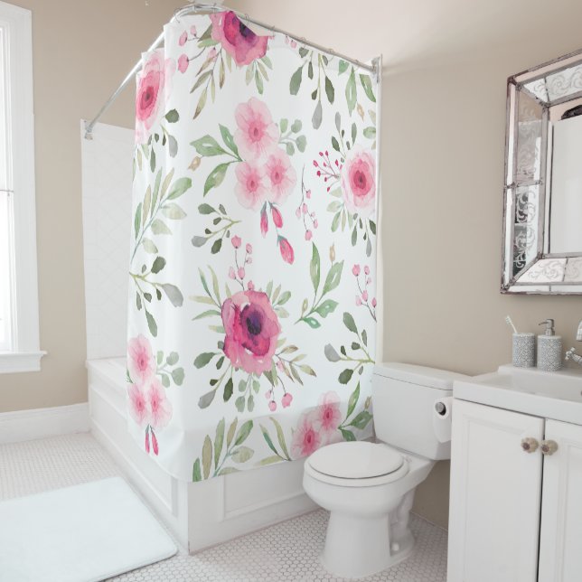Soft Pink Watercolor Floral (In Situ)