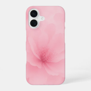 Soft Pink Watercolor Floral iPhone 16 Case
