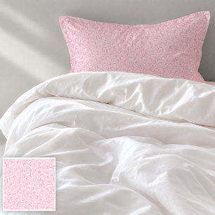 Soft Pink Watercolor Leopard Print Pillowcase