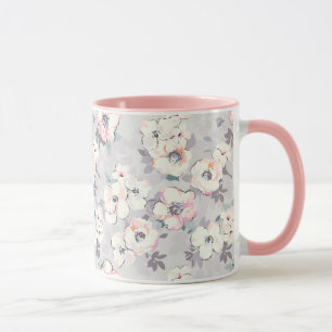 Soft Pink Watercolor Pattern Mug