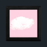 Soft Pink White Peony Floral Keepsake Box<br><div class="desc">White peony with light pink background on custom  keepsake or jewellery box. Perfect for wedding as bridesmaid gift or mother's day or as perfect little presents,  proof of a delicate and kind gesture. Matching greeting card,  postcard,  sticker and more...  Don't forget the whole collection.</div>