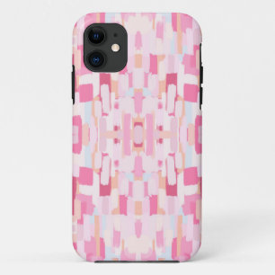 Soft pinks abstract  iPhone 11 case