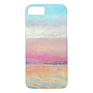 Soft Pinks and Blues Painted Sunset iPhone 8/7 Case