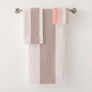 Soft Pinks Bath Towel Set