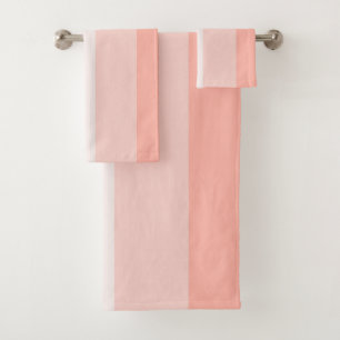 Soft Pinks Bath Towel Set