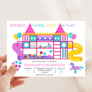 Soft Play Birthday Party Invitation