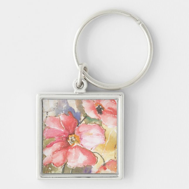 Soft Poppies I Keychain (Front)