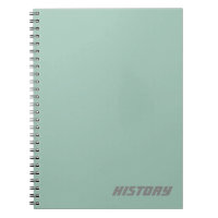 Soft Powder Blue Subject/Name Notebook