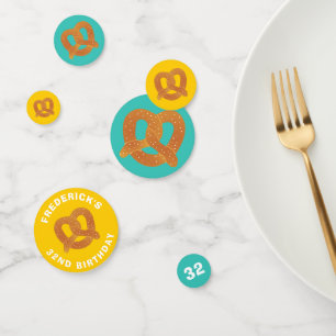 Soft Pretzel Birthday Party Confetti