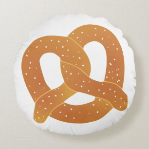 Soft Pretzel Round Pillow