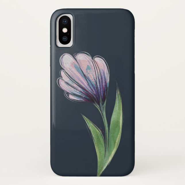 Soft purple flower                                 Case-Mate iPhone case (Back)