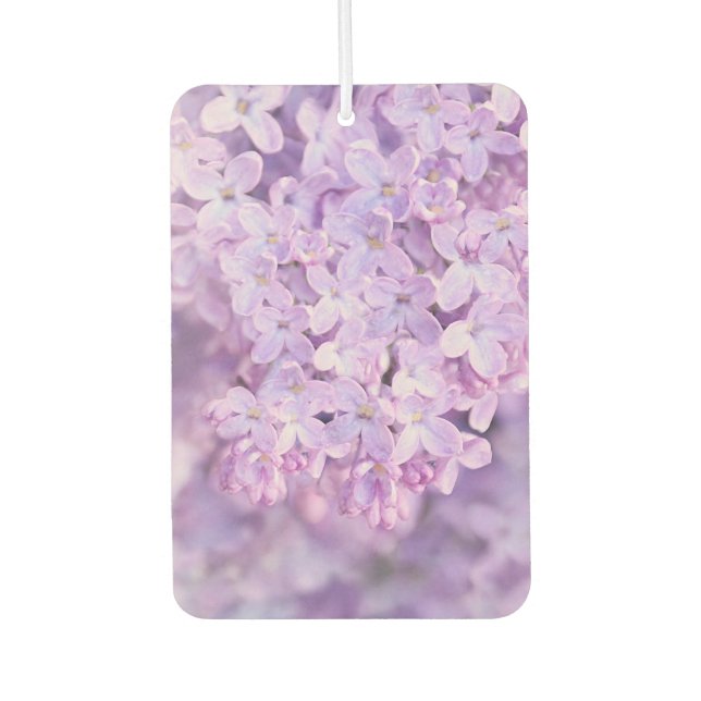 Soft Purple French Lilacs Air Freshener (Front)