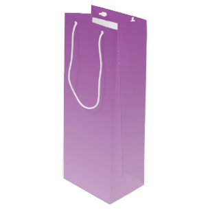 Soft Purple Ombre Wine Gift Bag