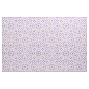 Soft Purple Pastel Pink Repeating Star Pattern Fabric
