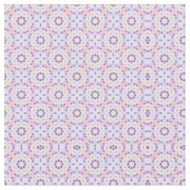 Soft Purple Pastel Pink Repeating Star Pattern Fabric (Close Up)