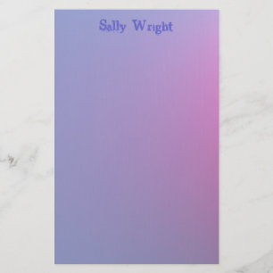 Soft Purple Stationery