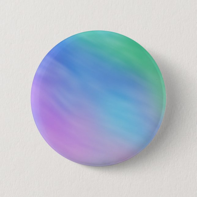 Soft Rainbow Coloured Sky 2 Inch Round Button (Front)