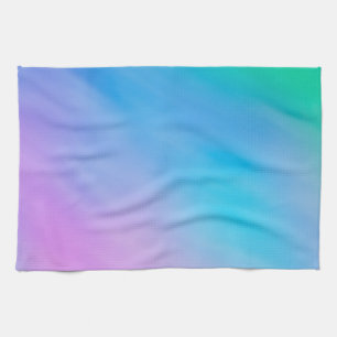 Soft Rainbow Coloured Sky Kitchen Towel