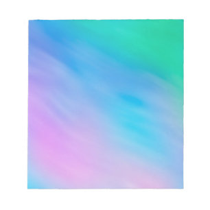 Soft Rainbow Coloured Sky Notepad