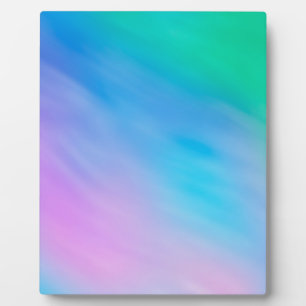 Soft Rainbow Coloured Sky Plaque