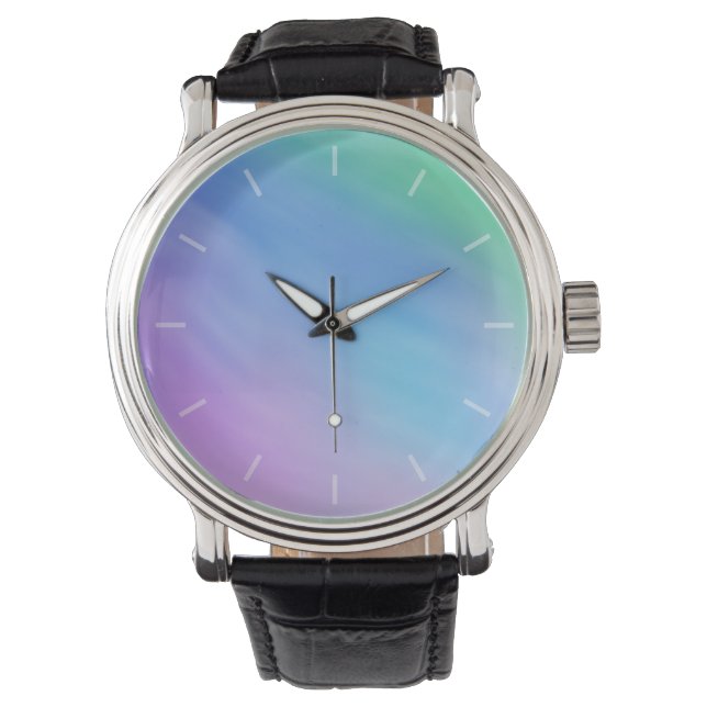Soft Rainbow Coloured Sky Watch (Front)