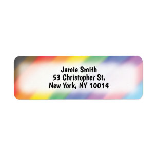 Soft rainbow gradient paint coloured pencil