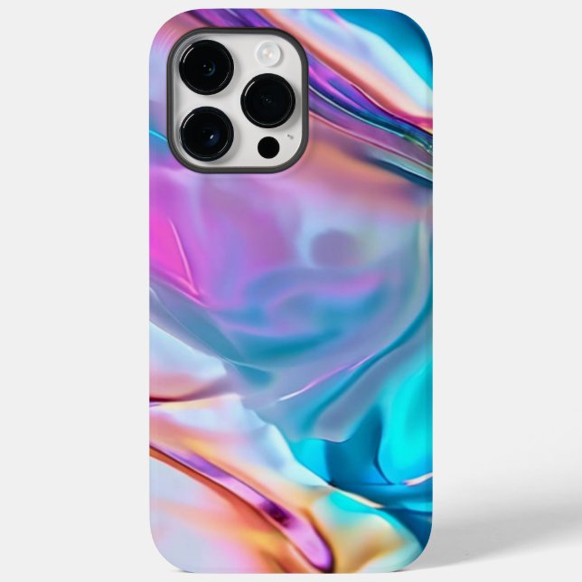 Soft Rainbow Pastel Modern Abstract Art Case-Mate iPhone Case (Back)