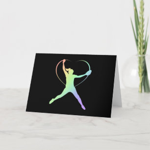 Soft Rainbow Softball Card