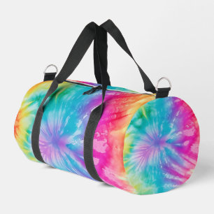 Soft Rainbow Tie Dye Weekender Kit Duffle Bag