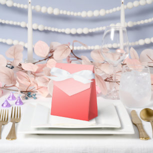 Soft Red Pink Gradient Background Minimal Abstract Favor Box