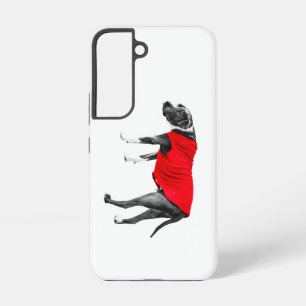Soft Red, Steady Screen Samsung Galaxy Case