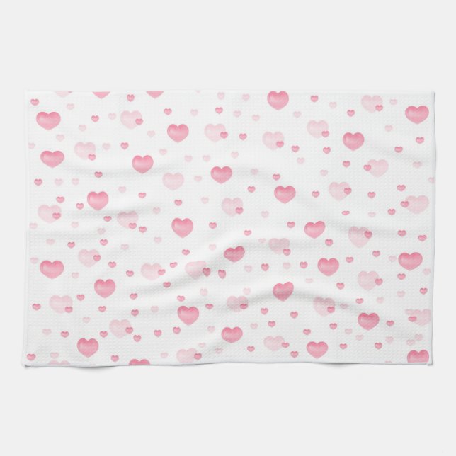 Soft Romantic Minimal Design Kitchen Towel (Horizontal)