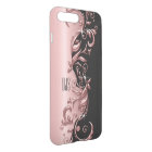 Soft Rose Gold Ornate Design | Monogram