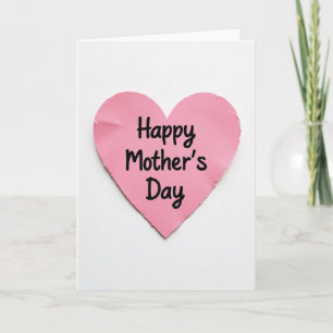 Soft Rose Mothers Day Card