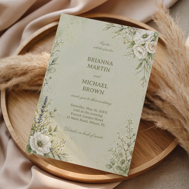Soft Sage Botanical Invitation (Creator Uploaded)