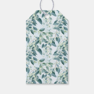 Soft Sage Green Eucalyptus Watercolour-style Gift Tags