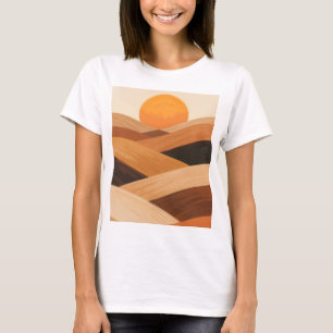 Soft Sand Waves at Sunset T-Shirt