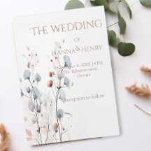 Soft serene elegant invitation