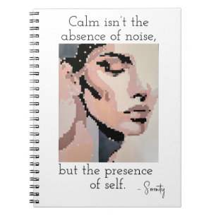 Soft Serenity in Pixel Harmony Notebook
