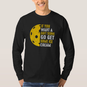 Soft Serve Ice Cream Paddleball Sports Pickleball T-Shirt