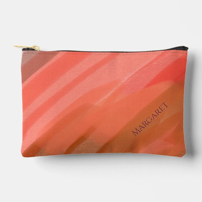 Soft Shades of Blush  Accessory Pouch (Front)