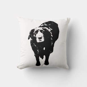 Soft Shadows, Ember Eyes Throw Pillow