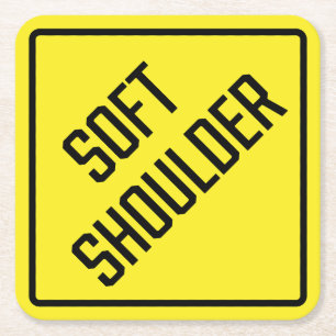 Soft Shoulder Paper Coaster